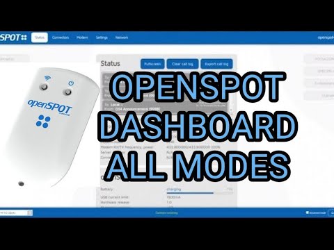 OPENSPOT 4 PRO – DASHBOARD ALL MODE – USING BROWSER ,PC/or MOBILE Phone