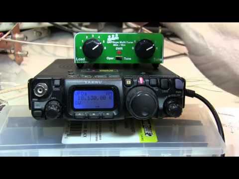 #292: QRP-Guys Multi-Z Antenna Tuner for low power on 40m-10m (7-30MHz)