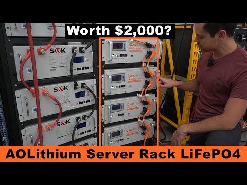 New! 48V 5.12kWh AOlithium Server Rack LiFePO4 Battery