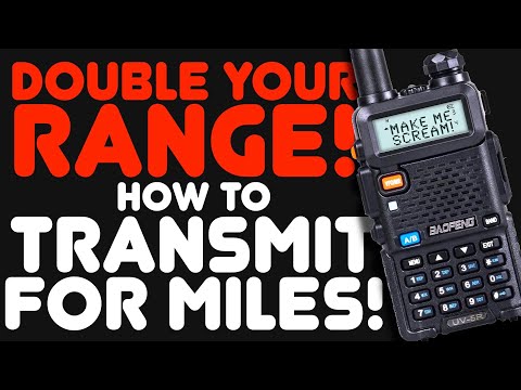 Get More Transmit Range And Distance From Your Baofeng UV-5R – Talk farther with the highest power