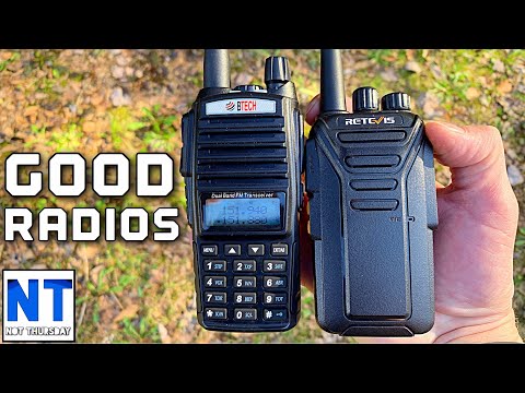 Suggested radios for outdoors activities the Btech V1 & Retevis RT27V MURS radios