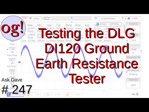 Testing Grounding (Earthing) with the DLG DI120 Ground Earth Resistance Tester (#247)