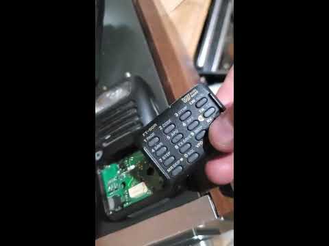 Yaesu ft50r button repair hack with old remote.