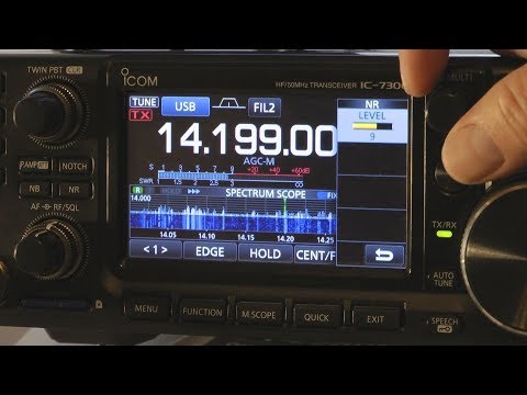Icom IC 7300 Noise Reduction Adjustment