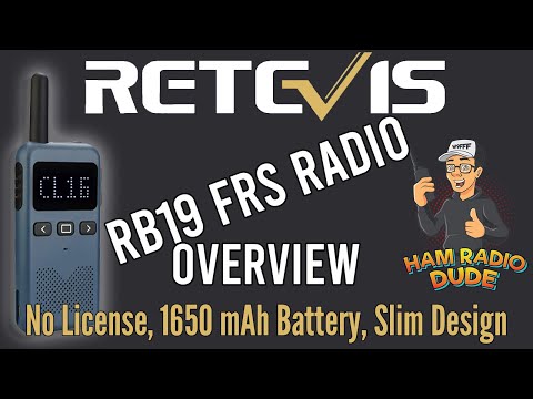 Retevis RB19 – FRS Radio Overview/Discussion – “Walkie Talkie”