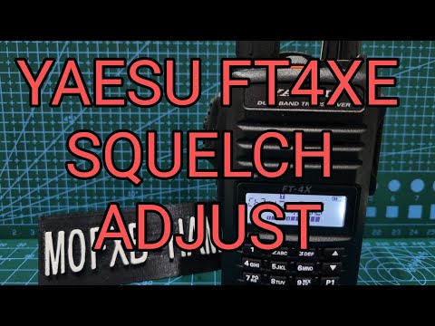 YAESU FT4XE SQUELCH Adjust