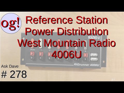 Reference Station Power Distribution West Mountain Radio 4006U (#278)