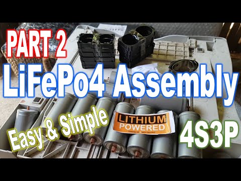 Pag Assemble ng LiFePo4 Battery Pack | 4S3P 32650