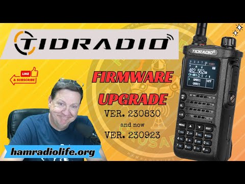 Tidradio TD-H8 Firmware Upgrade