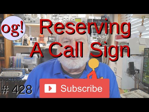Reserving a Call Sign (#428)