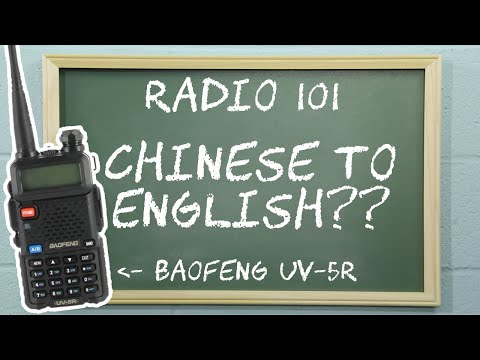 How to set the Baofeng UV-5R to English language | Radio 101