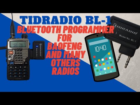 TIDRADIO BL 1 Bluetooth-Programmierer für Baofeng und viele andere Funkgeräte